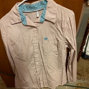 CINCH BUTTON DOWN - WOMENS